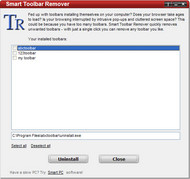 Smart Toolbar Remover screenshot